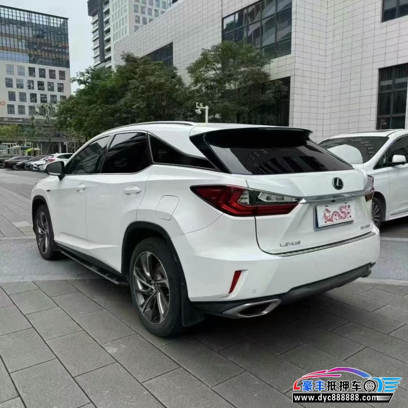19年雷克萨斯RX轿车抵押车出售