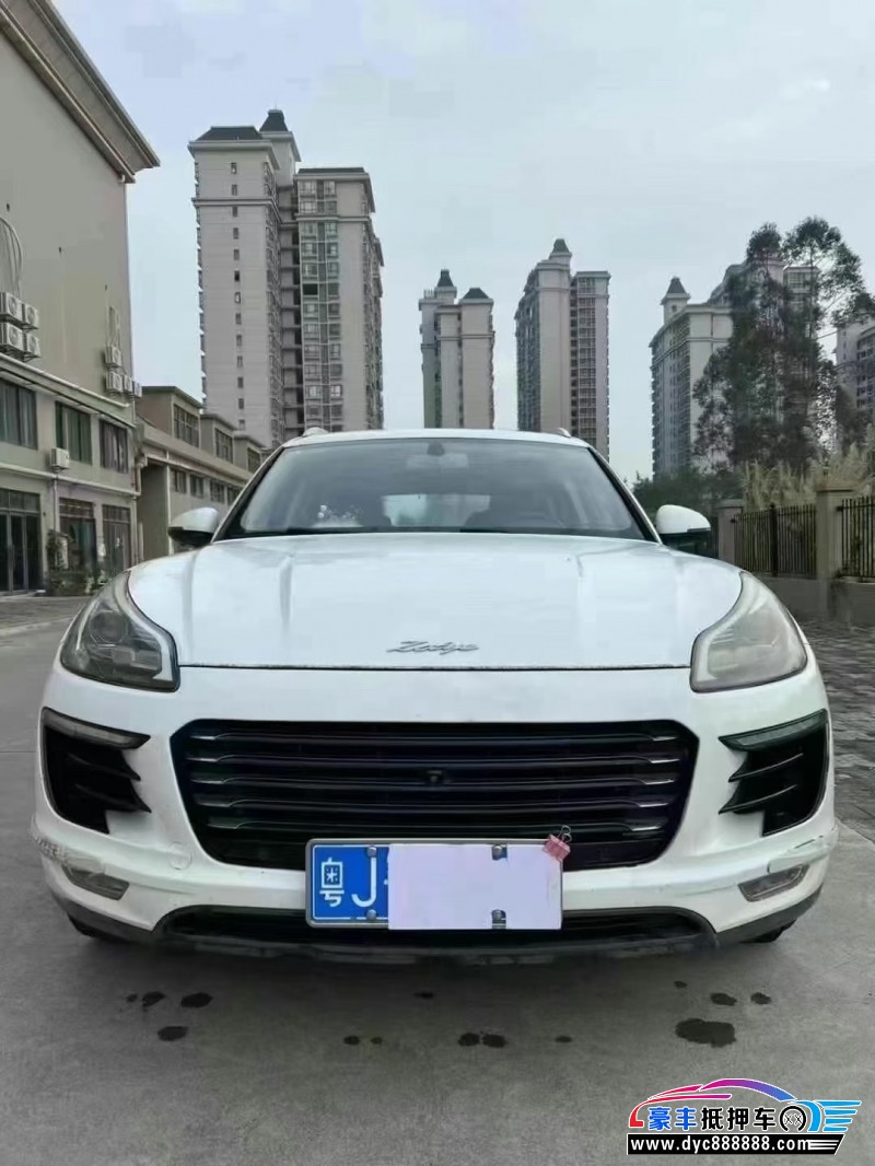 19年众泰SR9轿车抵押车出售