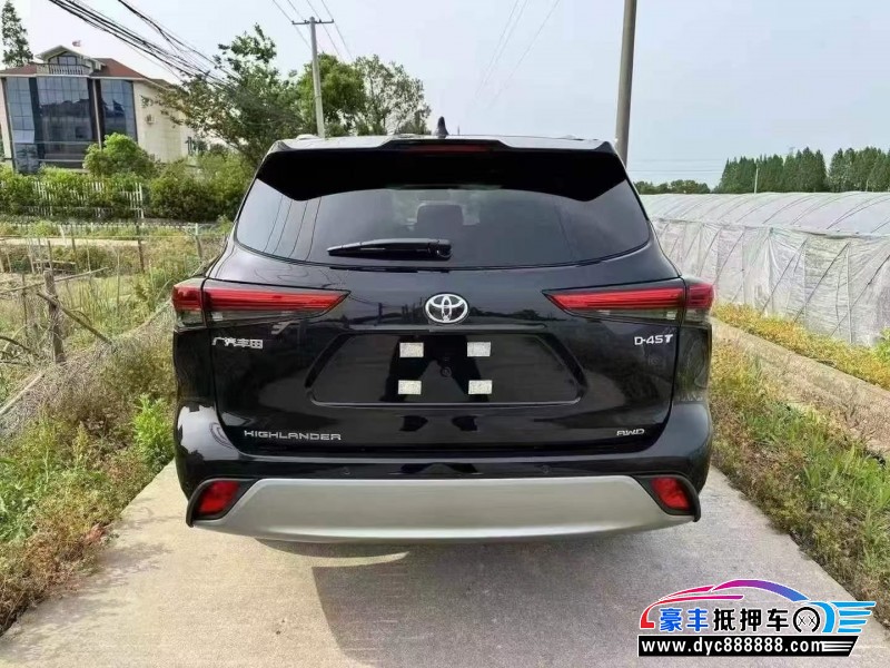 25年丰田汉兰达轿车抵押车出售