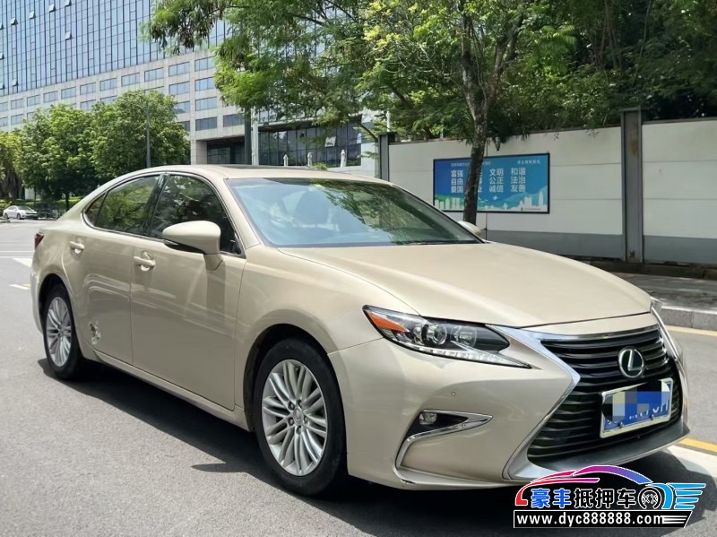 16年雷克萨斯ES轿车抵押车出售