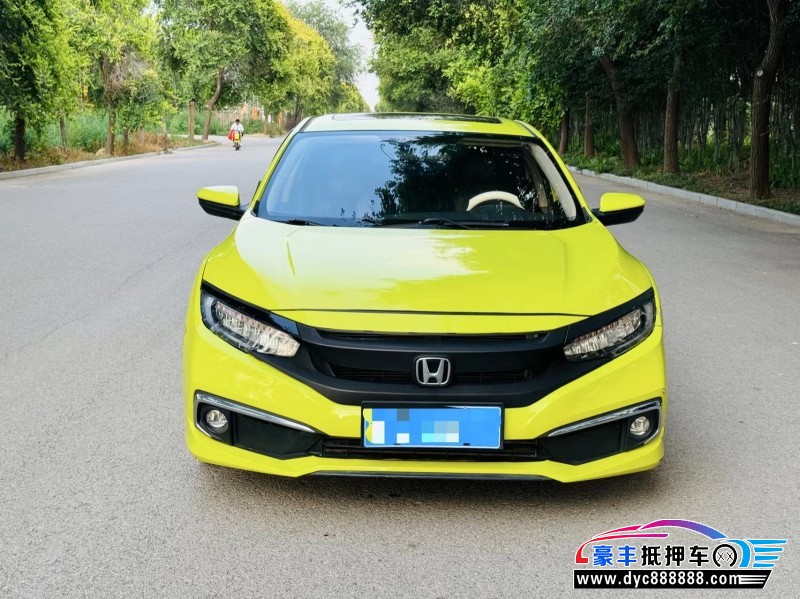 19年本田思域轿车抵押车出售