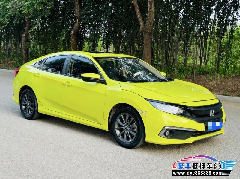 19年本田思域轿车抵押车出售