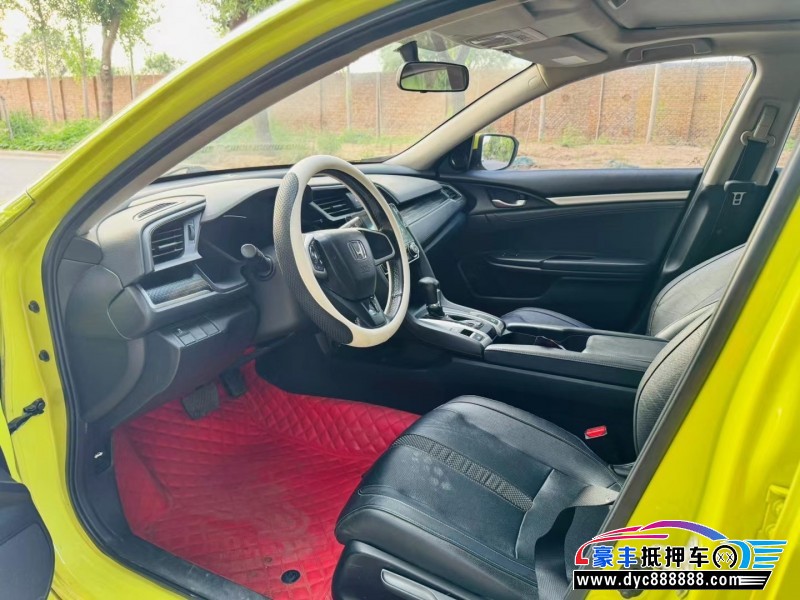 19年本田思域轿车抵押车出售