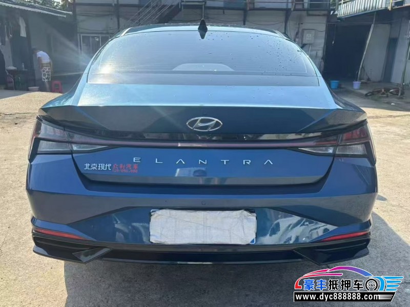 22年现代伊兰特轿车抵押车出售