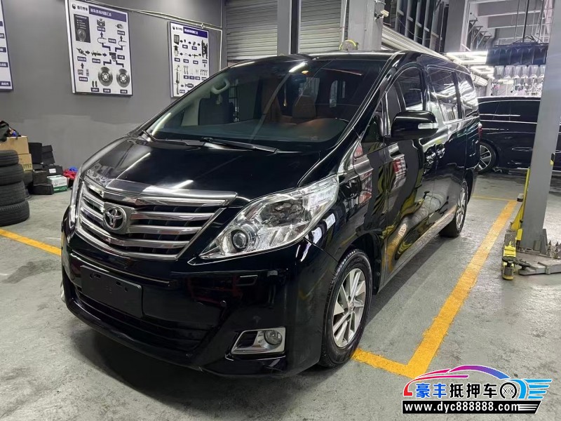 14年丰田埃尔法轿车抵押车出售