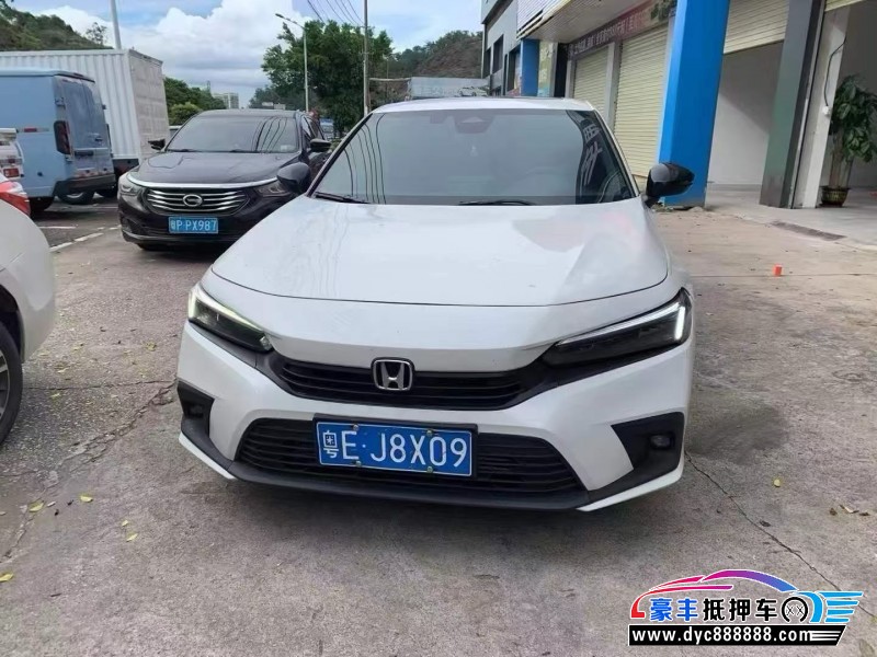 22年本田思域轿车抵押车出售