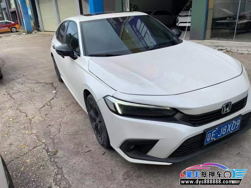 22年本田思域轿车抵押车出售