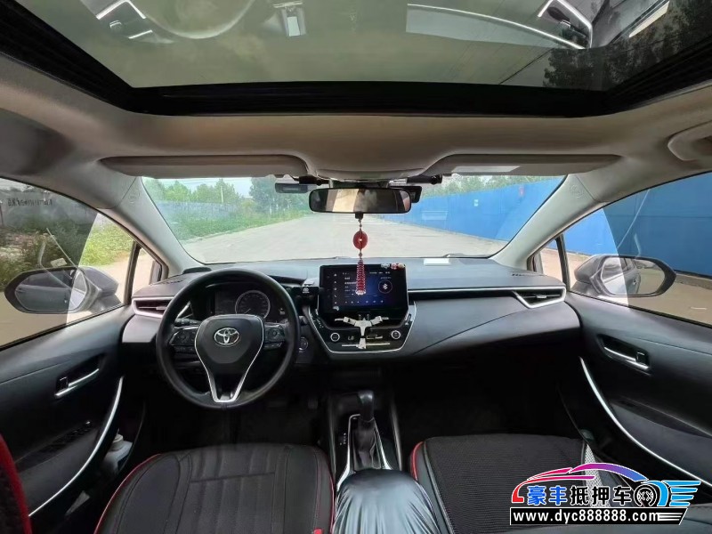 22年丰田卡罗拉轿车抵押车出售