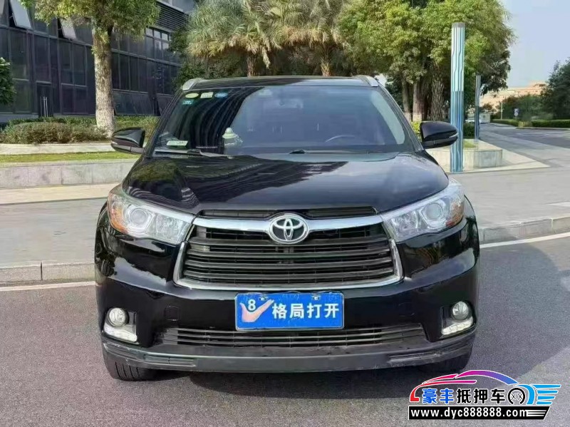 16年丰田汉兰达轿车抵押车出售