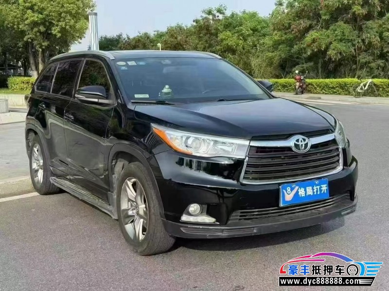 16年丰田汉兰达轿车抵押车出售