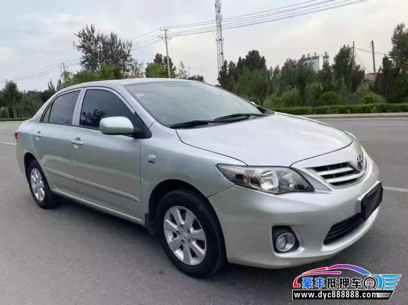 13年丰田卡罗拉轿车抵押车出售