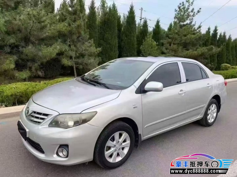 13年丰田卡罗拉轿车抵押车出售