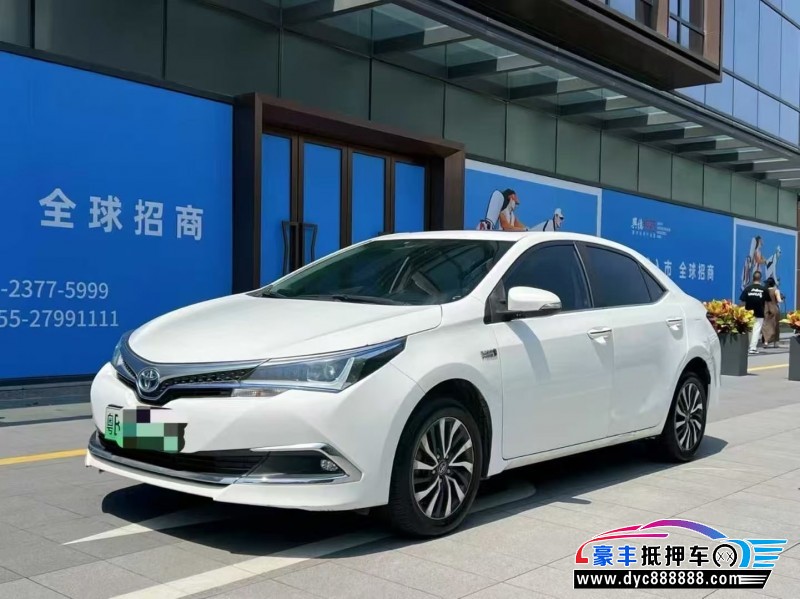 19年丰田卡罗拉轿车抵押车出售