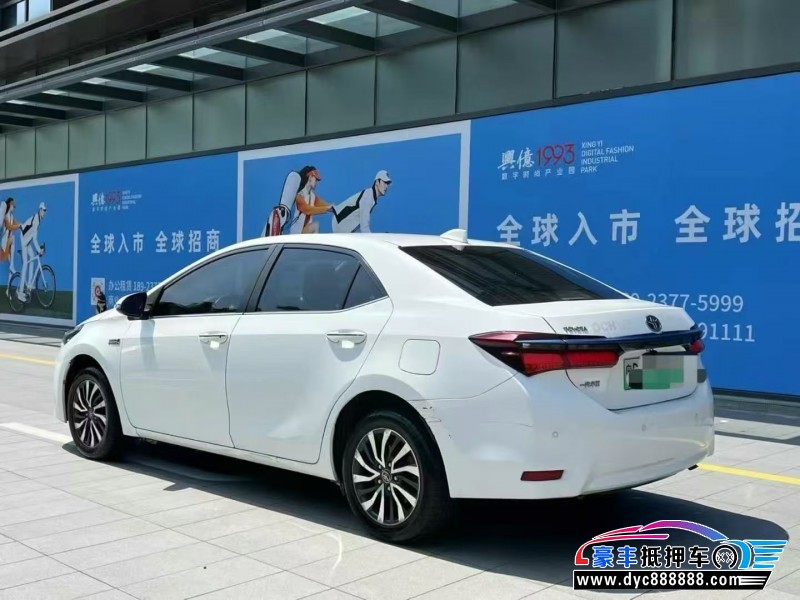 19年丰田卡罗拉轿车抵押车出售