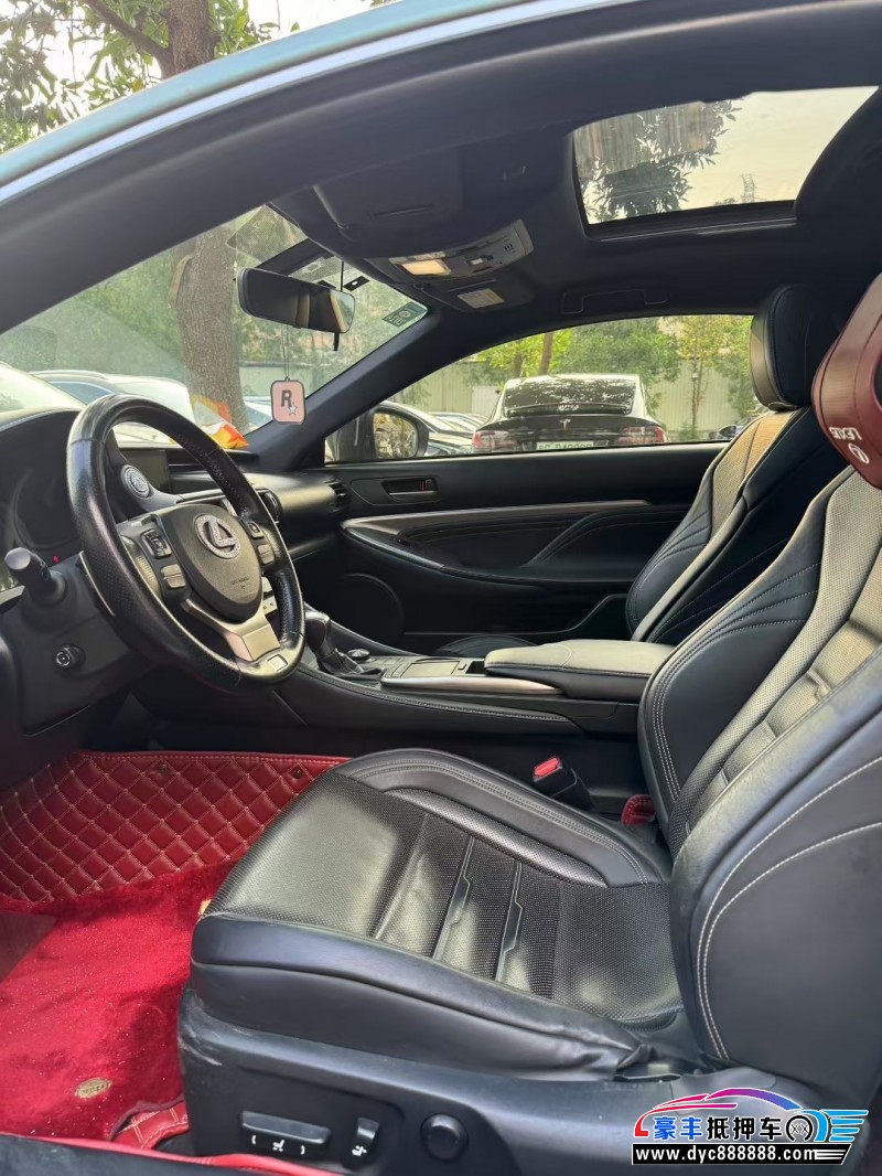 18年雷克萨斯RC轿车抵押车出售