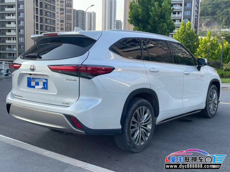 22年丰田汉兰达轿车抵押车出售