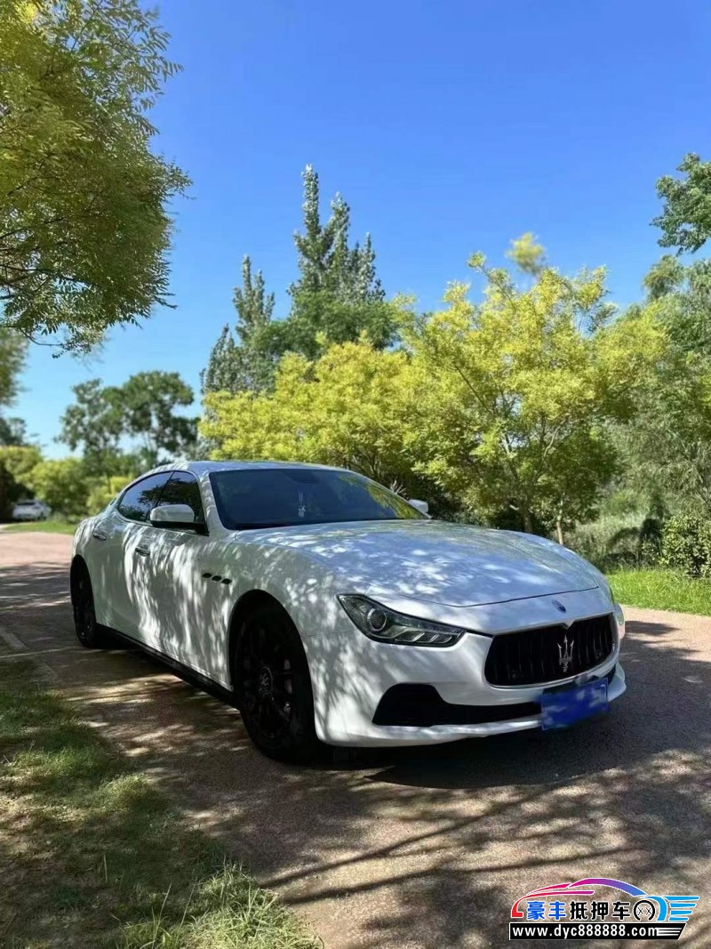 17年玛莎拉蒂Ghibli轿车抵押车出售