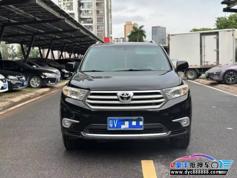 14年丰田汉兰达SUV抵押车出售