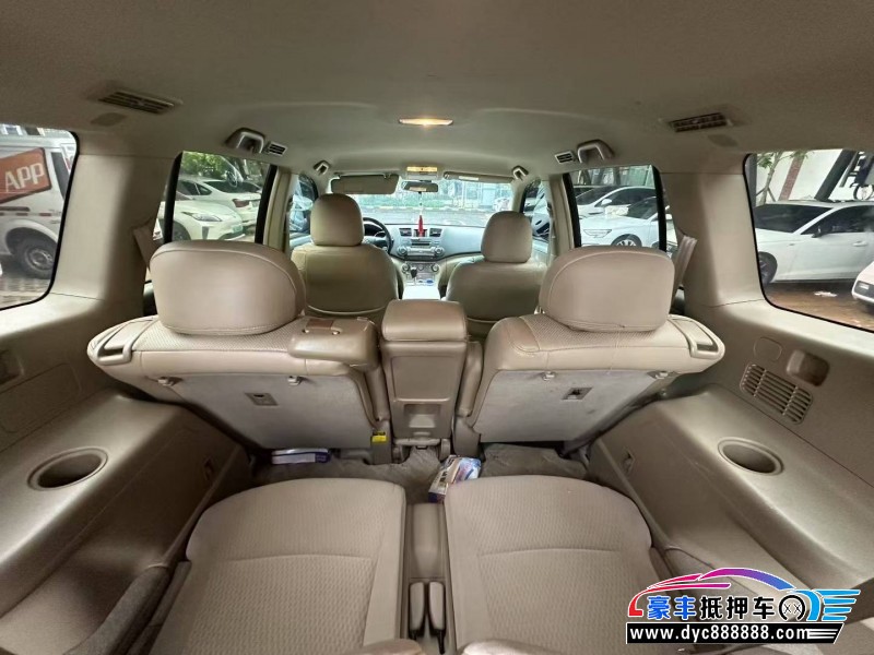 14年丰田汉兰达SUV抵押车出售