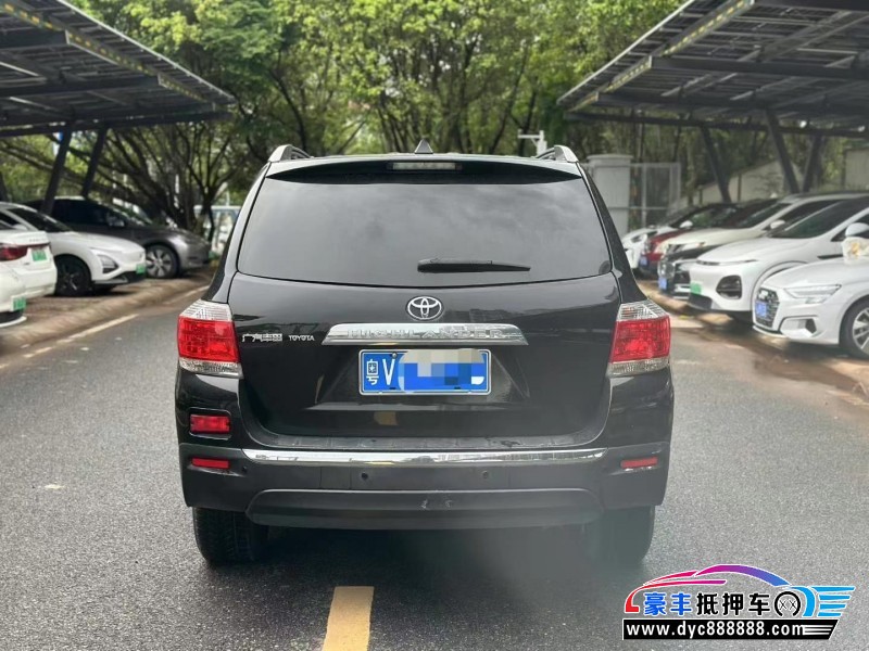 14年丰田汉兰达SUV抵押车出售