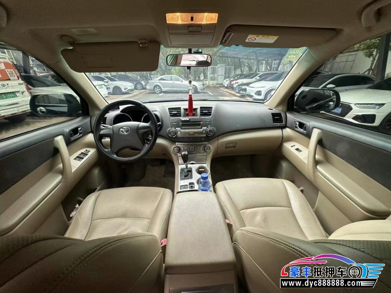 14年丰田汉兰达SUV抵押车出售