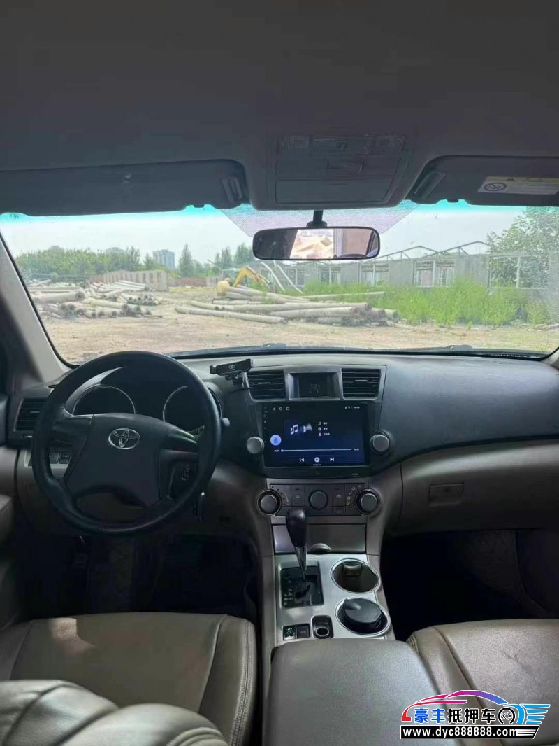 13年丰田汉兰达SUV抵押车出售