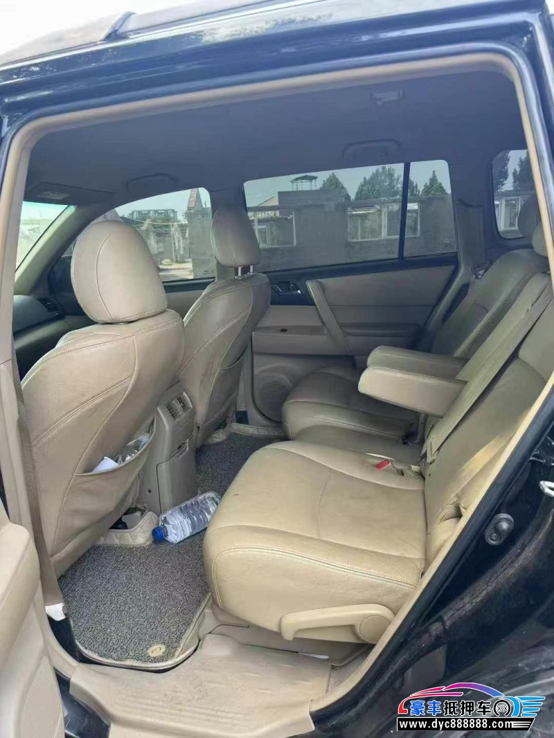 13年丰田汉兰达SUV抵押车出售