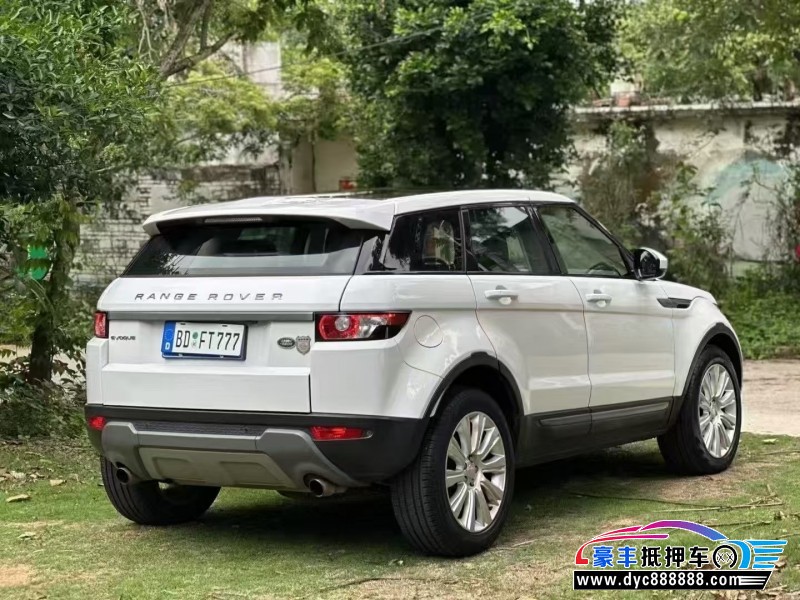 15年路虎揽胜极光轿车抵押车出售