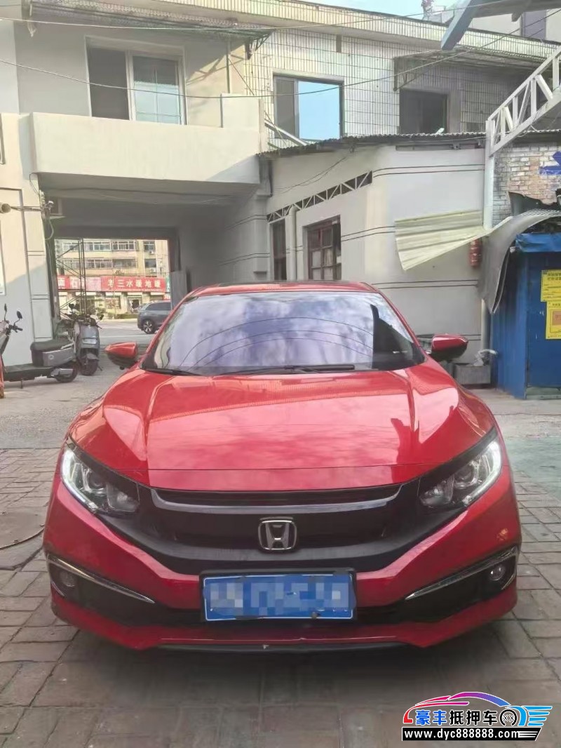 21年本田思域轿车抵押车出售