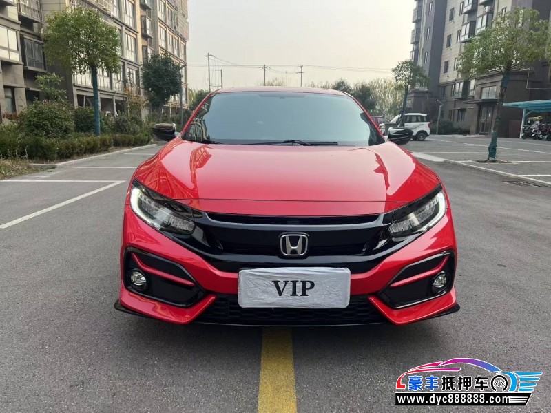 22年本田思域轿车抵押车出售