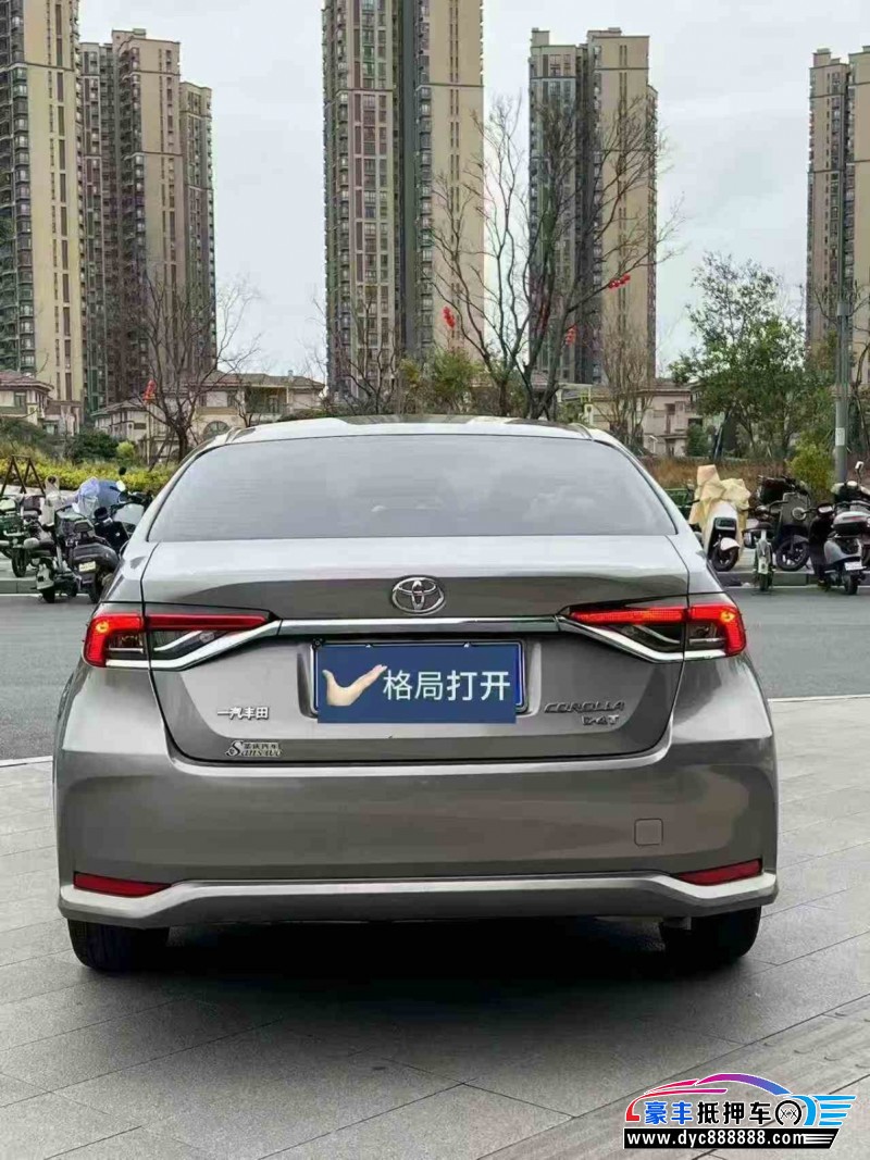 22年丰田卡罗拉轿车抵押车出售