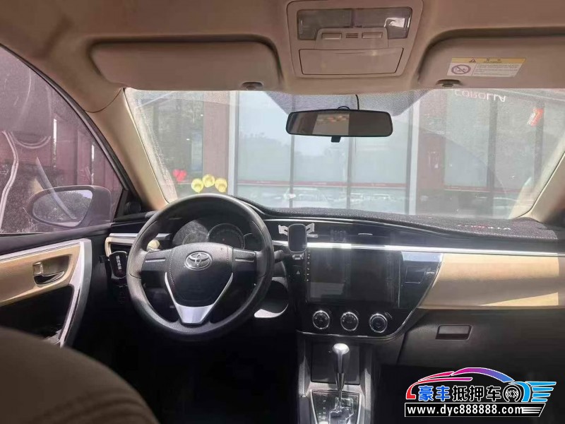 17年丰田卡罗拉轿车抵押车出售