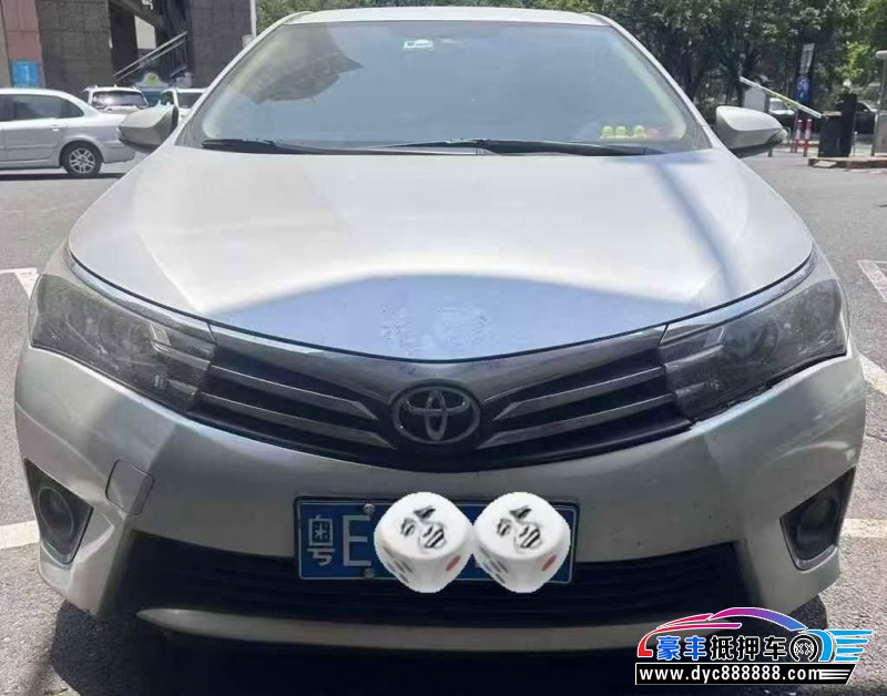 17年丰田卡罗拉轿车抵押车出售