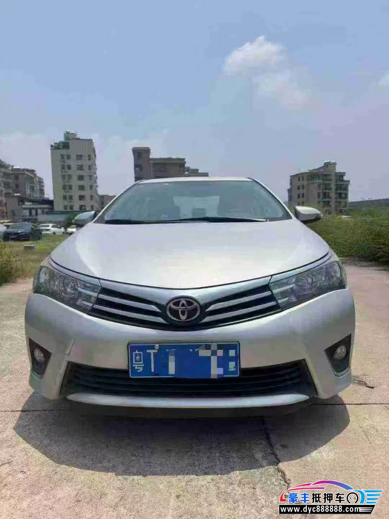 17年丰田卡罗拉轿车抵押车出售