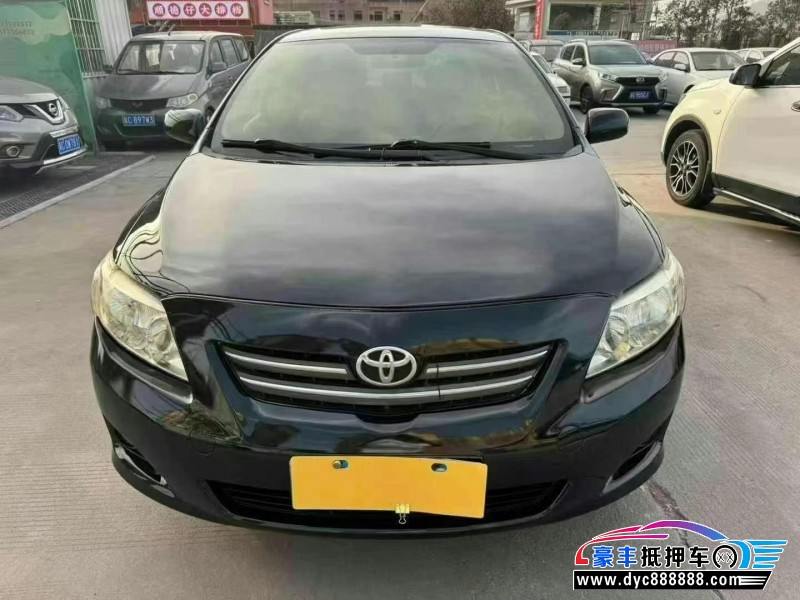 10年丰田卡罗拉轿车抵押车出售