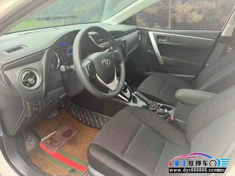 19年丰田卡罗拉轿车抵押车出售