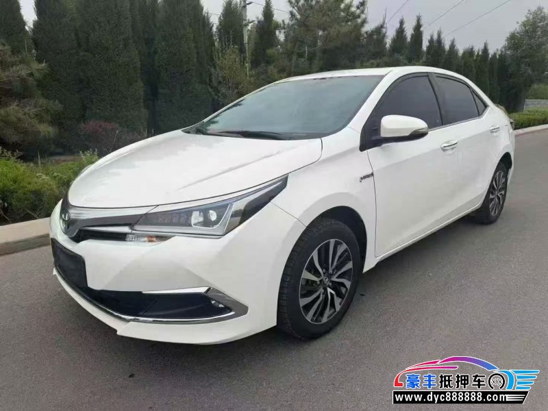 19年丰田卡罗拉轿车抵押车出售