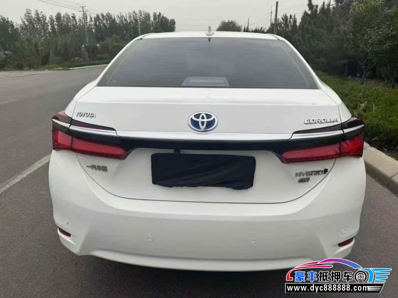 19年丰田卡罗拉轿车抵押车出售