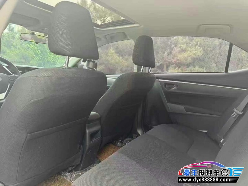 19年丰田卡罗拉轿车抵押车出售