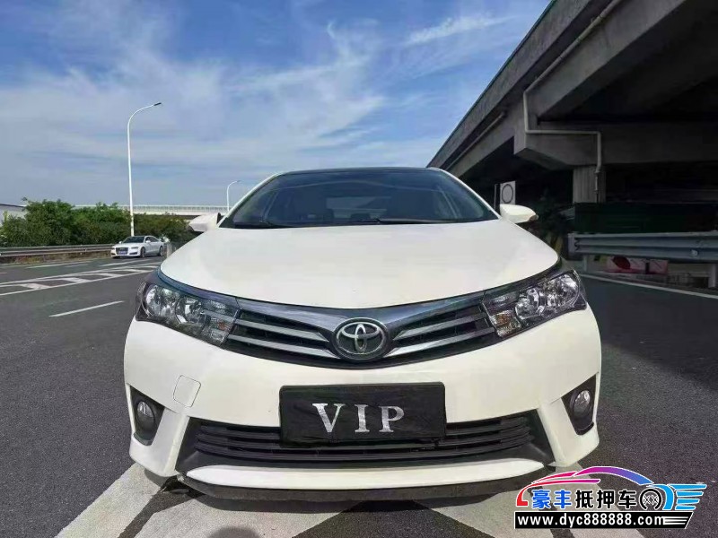 16年丰田卡罗拉轿车抵押车出售