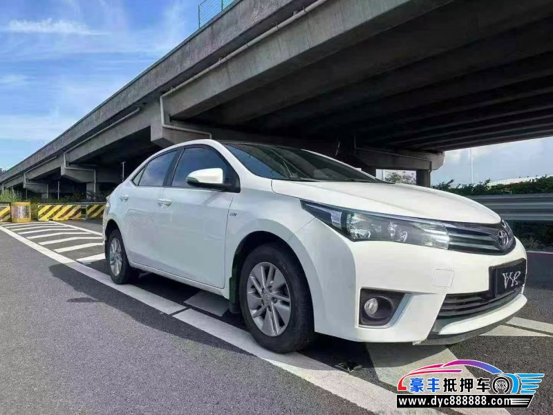 16年丰田卡罗拉轿车抵押车出售