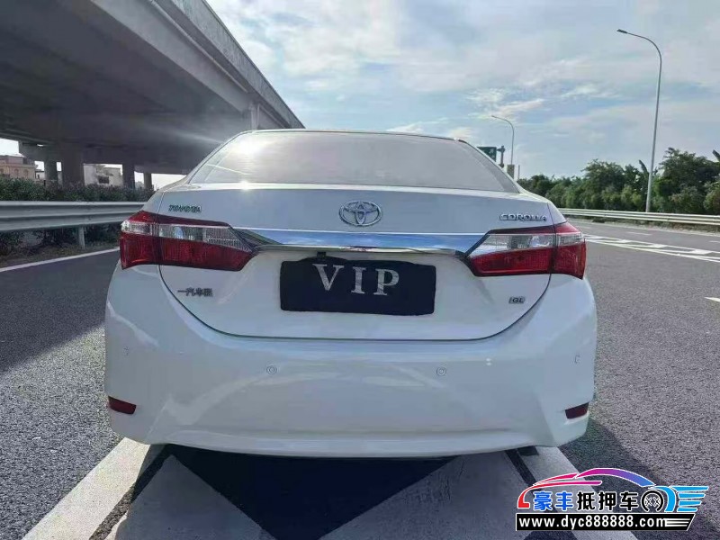 16年丰田卡罗拉轿车抵押车出售