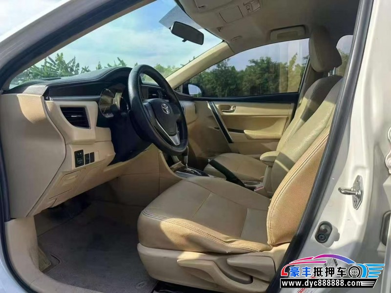 16年丰田卡罗拉轿车抵押车出售