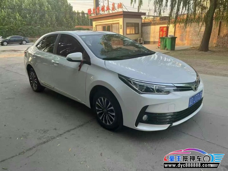 19年丰田卡罗拉轿车抵押车出售