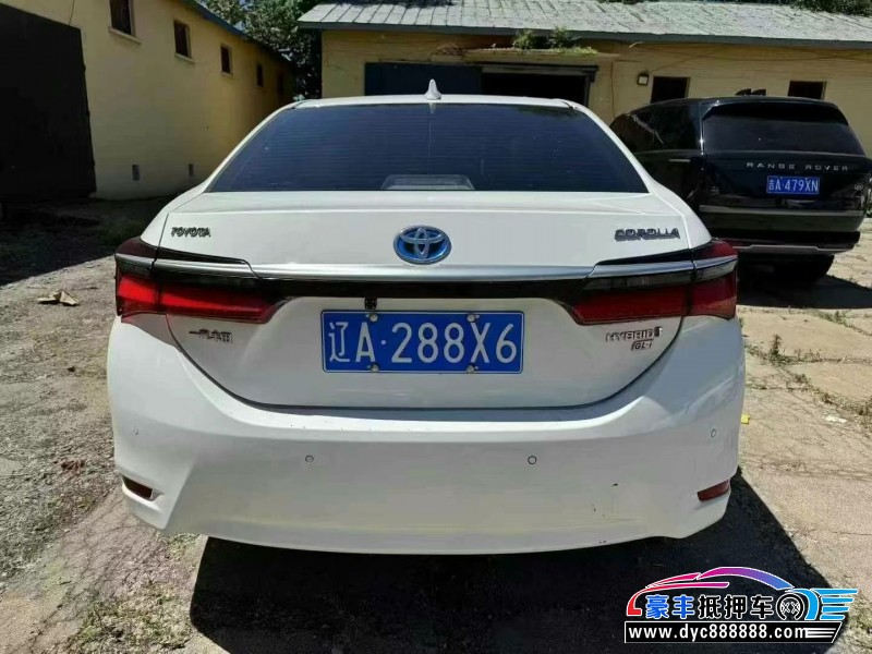 18年丰田卡罗拉轿车抵押车出售