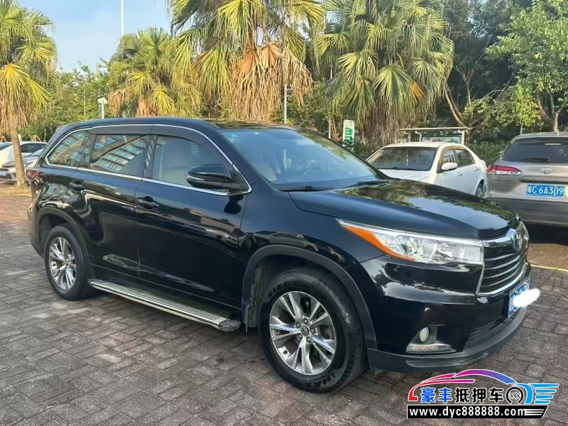 18年丰田汉兰达轿车抵押车出售