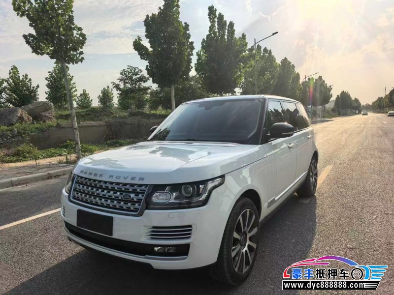 16年路虎揽胜行政SUV抵押车出售