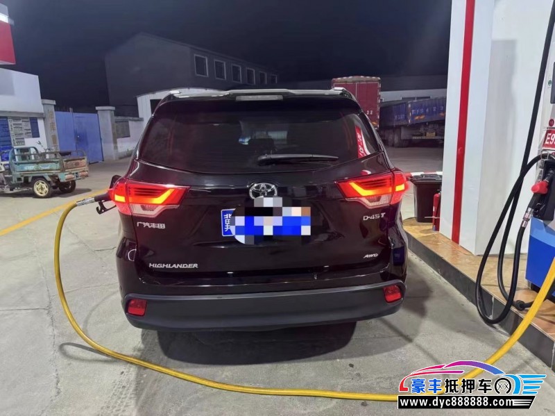 20年丰田汉兰达轿车抵押车出售