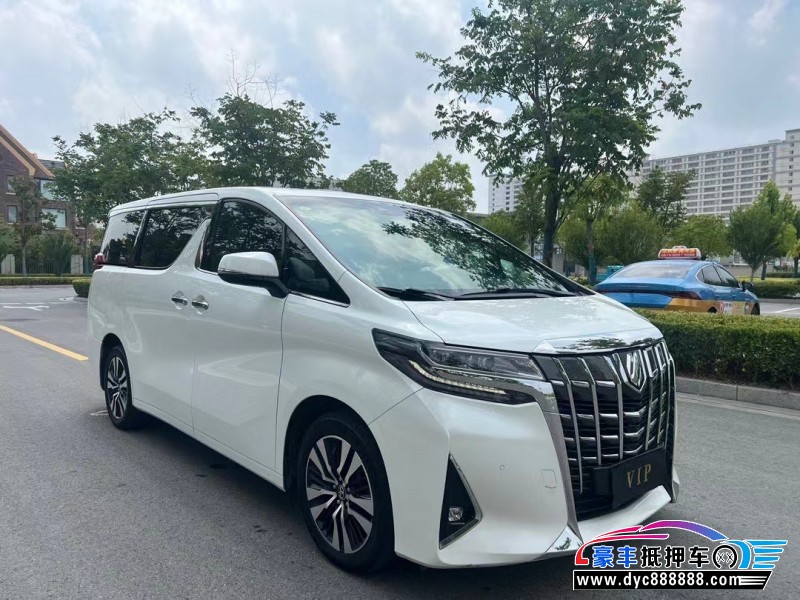 18年丰田埃尔法轿车抵押车出售