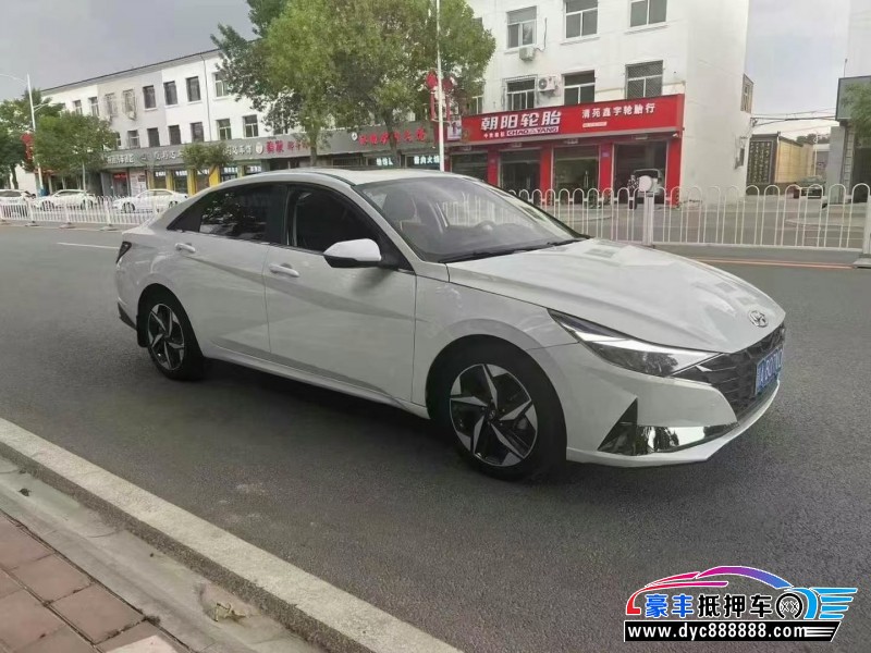 21年现代伊兰特轿车抵押车出售